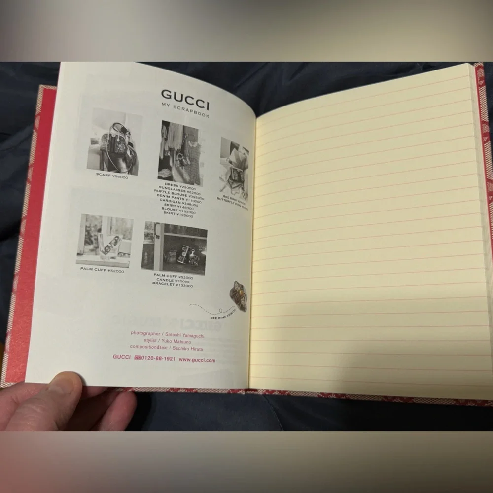 GUCCI BAILA LIMITED EDITION “MY SCRAPBOOK” NOTEBOOK - Picture 11 of 16